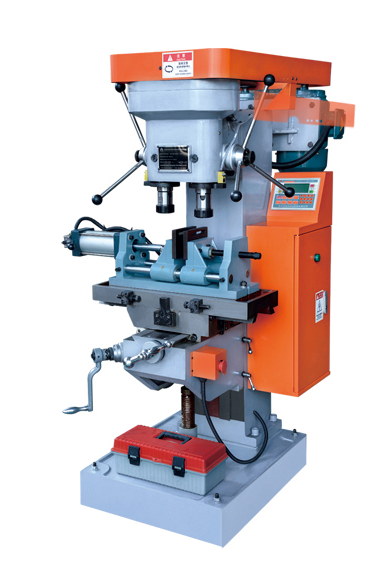 Máquina compleja automática neumática de doble husillo Máquina perforadora y roscadora serie ZSK